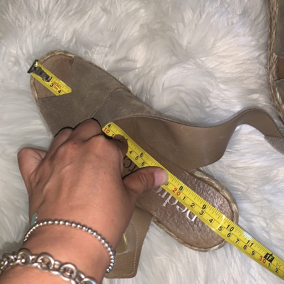 NWOT Pedro Garcia braided raffia wedge platform sandals size 38.5 - Picture 15 of 15